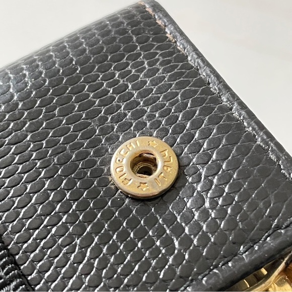 Salvatore Ferragamo black leather Vara bow key wallet - Picture 5 of 10